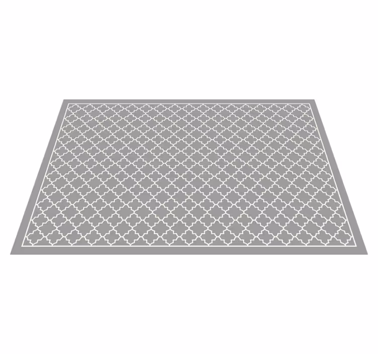 Moroccan Trellis minimalist vinyl carpet - TenStickers