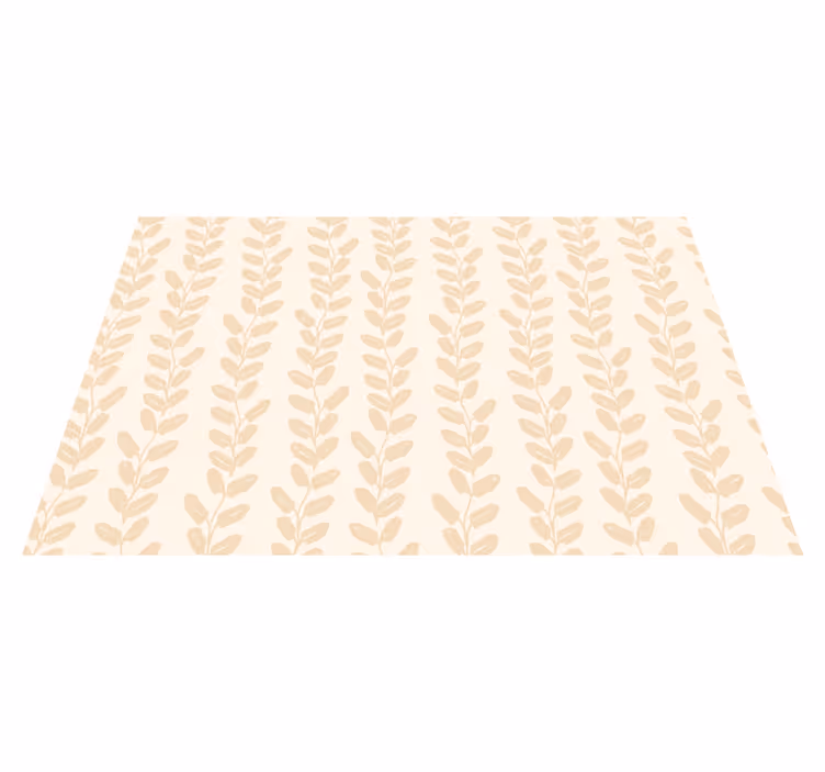 Botanical pattern floral vinyl carpet - TenStickers