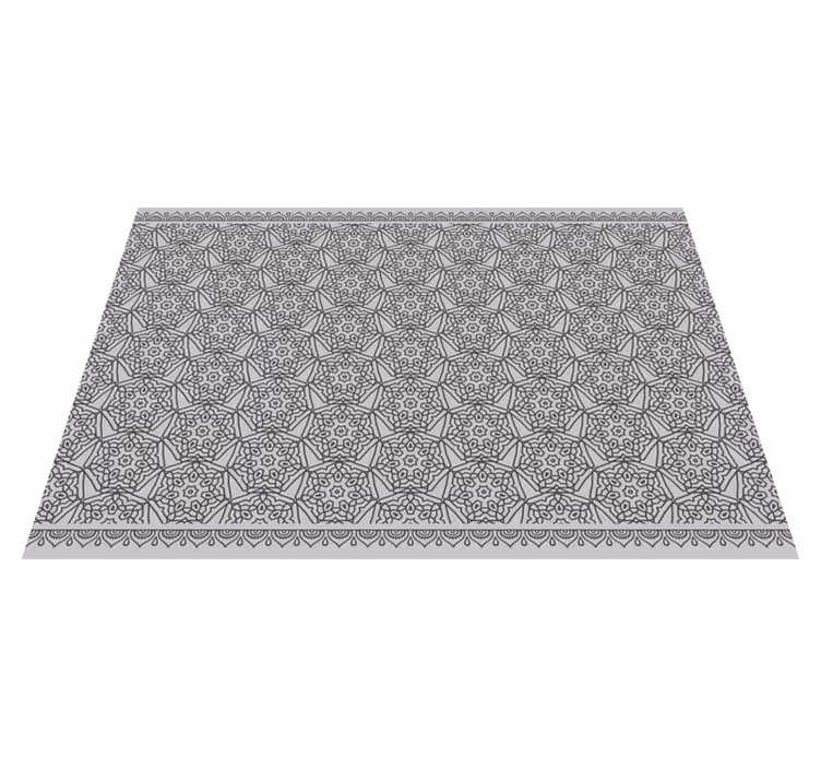 Mandala symmetry mandala vinyl carpet - TenStickers