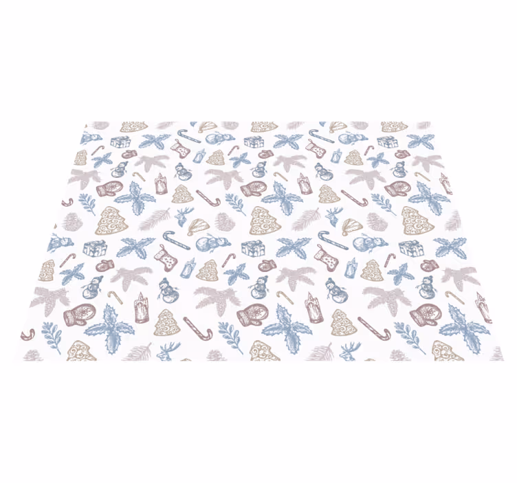 Whimsical Patterned kids vinyl carpet - TenStickers