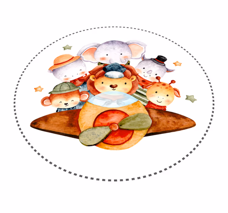 Children's Companions kids vinyl carpet - TenStickers