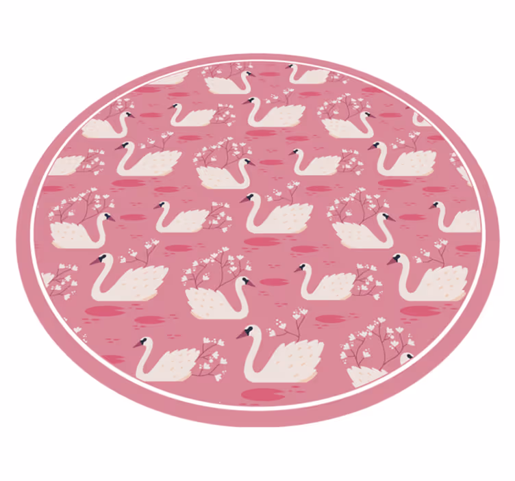 Swan Lake Serenity nursery vinyl carpet - TenStickers