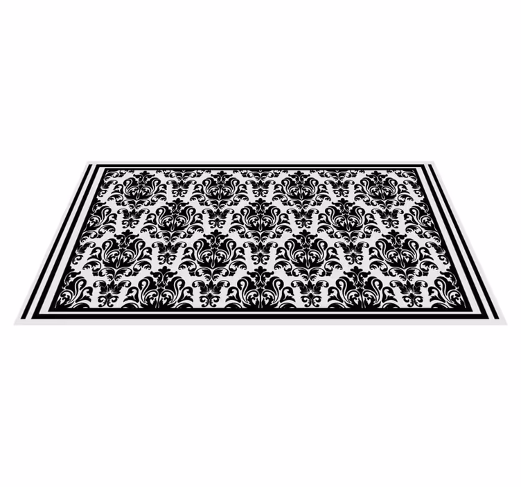 Baroque elegance vintage vinyl carpet - TenStickers