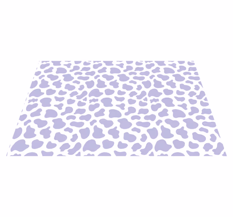 Lavender Leopard Spots animal print vinyl carpet - TenStickers