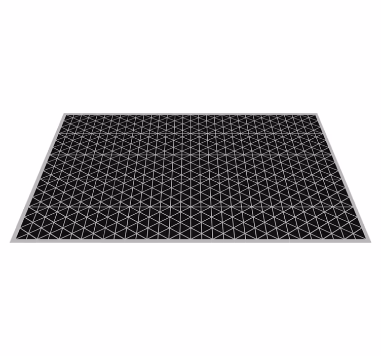 Geometric vinyl carpet geometric pattern set - TenStickers