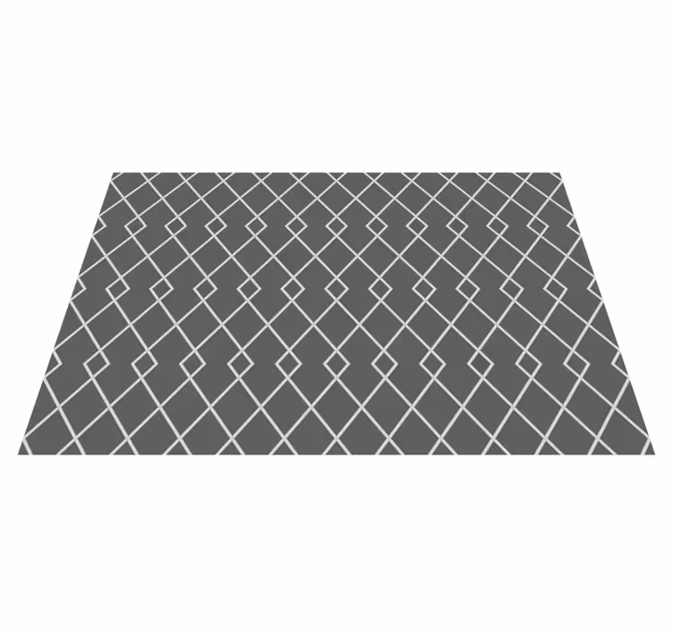 Elegant Diamond Arrangement geometric vinyl carpet - TenStickers