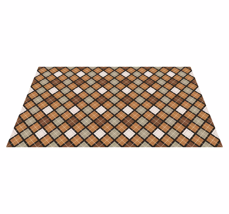 Mosaic Pattern Style tile vinyl carpet - TenStickers