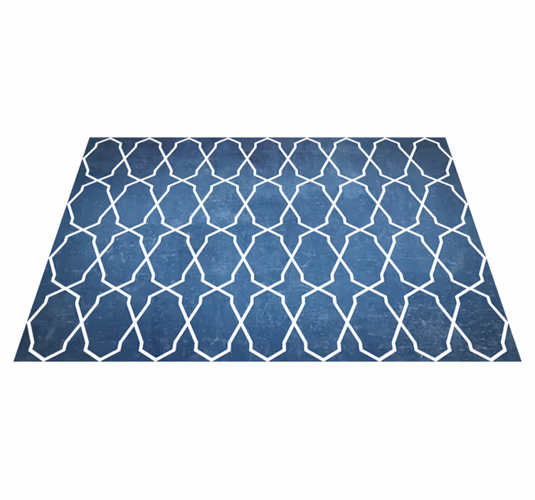 Geometric Restroom bathroom vinyl carpet - TenStickers