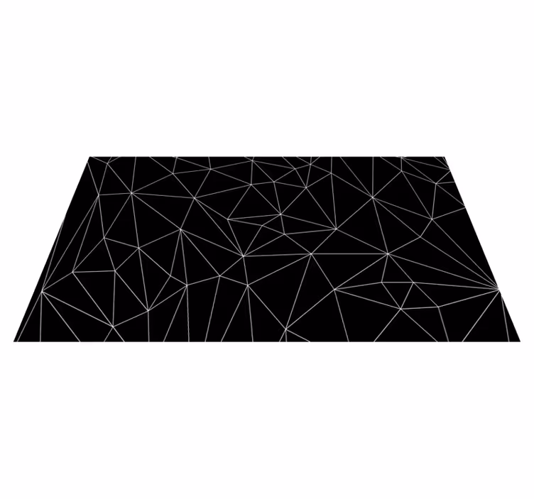 Geometric Stripes geometric vinyl carpet - TenStickers