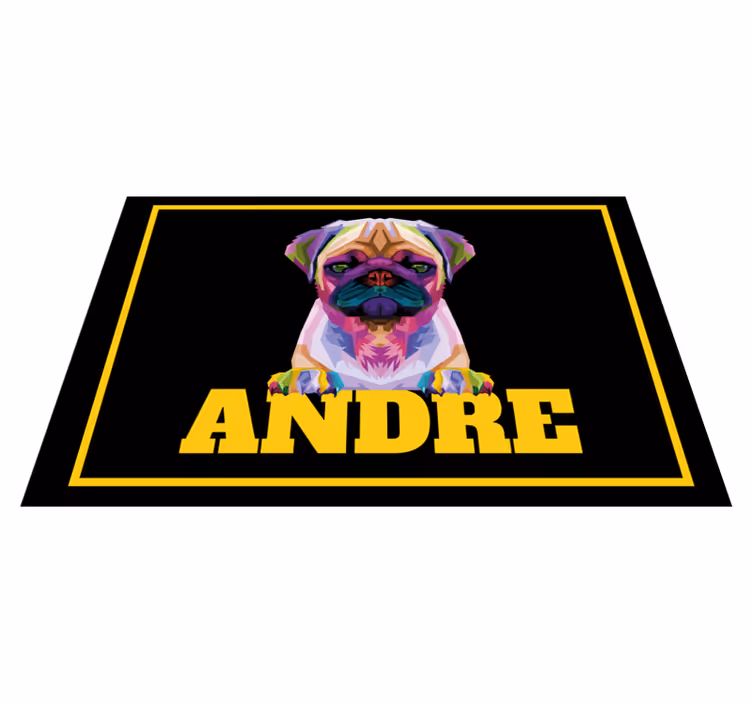 Customizable Pet custom vinyl carpet - TenStickers