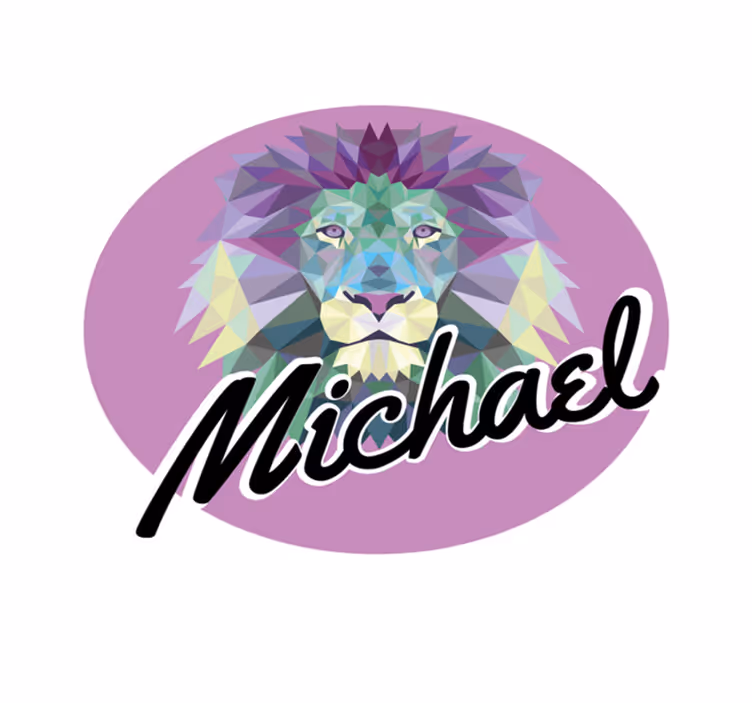 Customizable Lion custom vinyl carpet - TenStickers