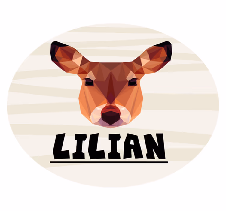 Customizable Deer custom vinyl carpet - TenStickers