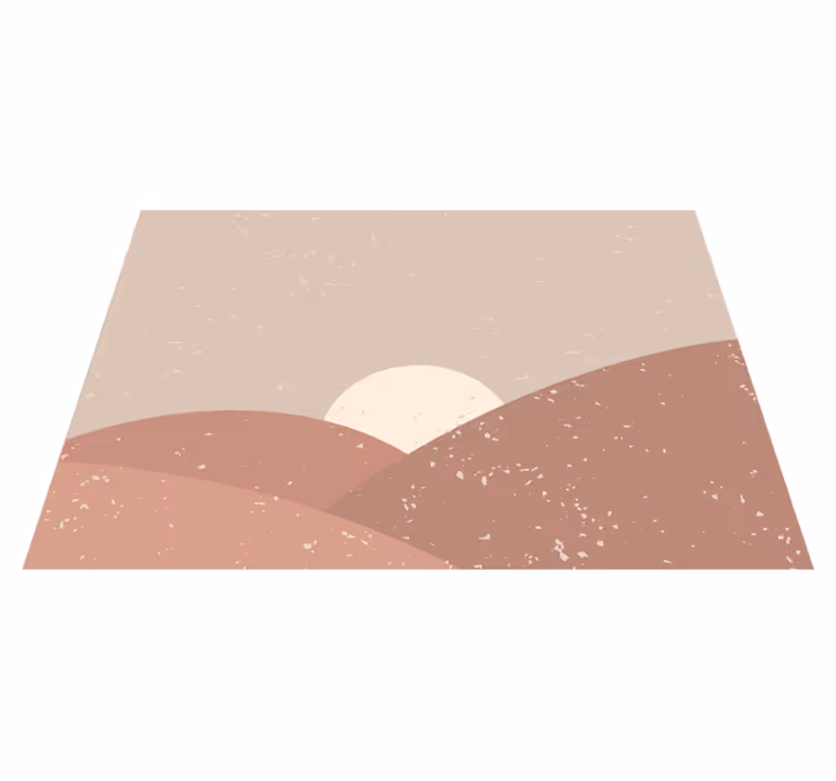 Abstract Landscape minimalist vinyl carpet - TenStickers