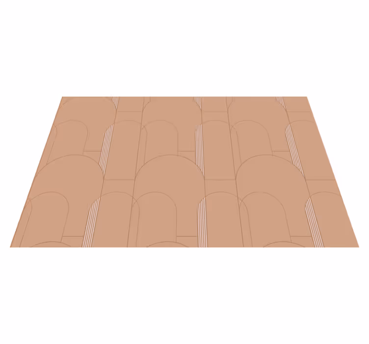 Arch Pattern Surface striped vinyl carpet - TenStickers