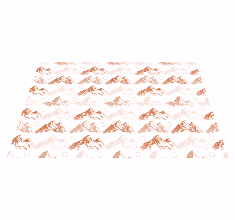 Mountain Pattern nature vinyl carpet - TenStickers