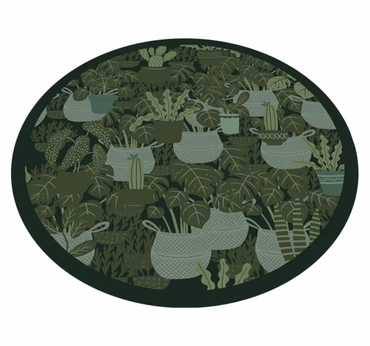 Botanical Illustration floral vinyl carpet - TenStickers