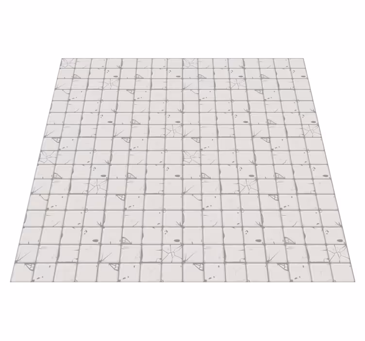 light grey aged tiles tile vinyl carpet - TenStickers