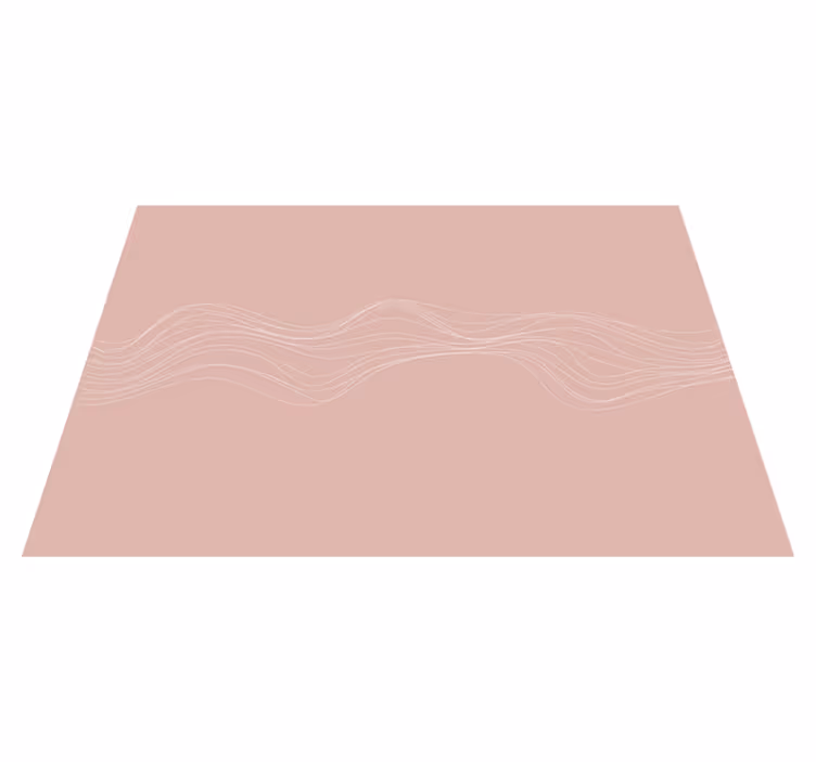 Wavy Lines pink vinyl carpet - TenStickers