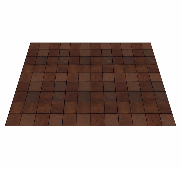 Earthy Tiled Surface tile vinyl carpet - TenStickers