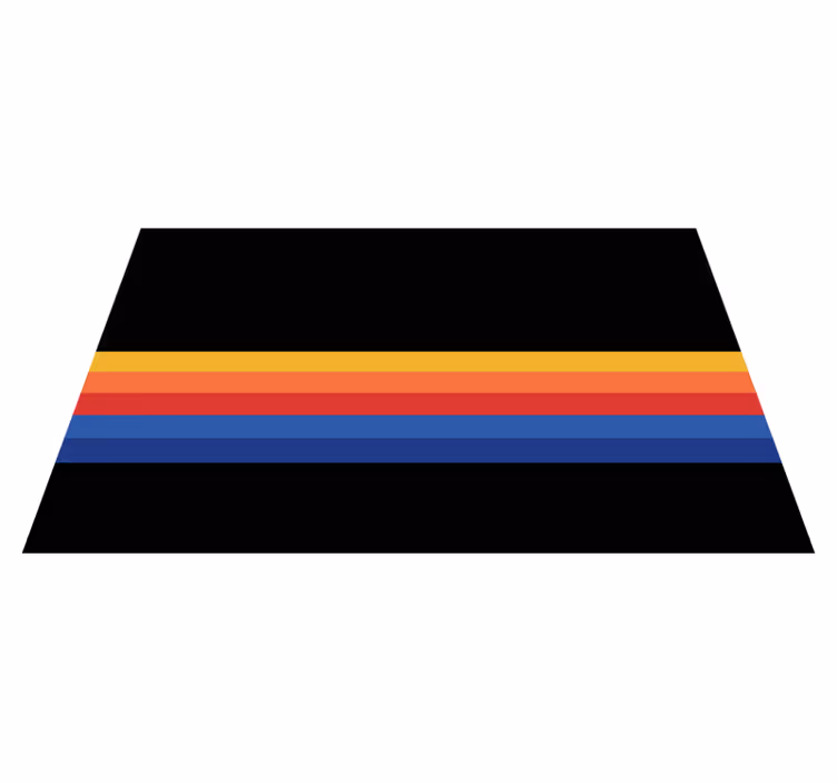 Striped vinyl carpet minimalist striped accent - TenStickers
