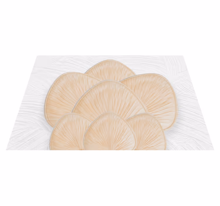 Textured Neutral Petal Shape texture vinyl carpet - TenStickers