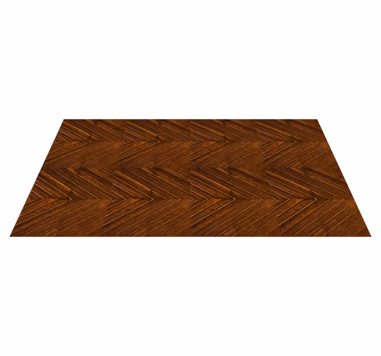 Classic Herringbone Pattern wood effect vinyl carpet - TenStickers