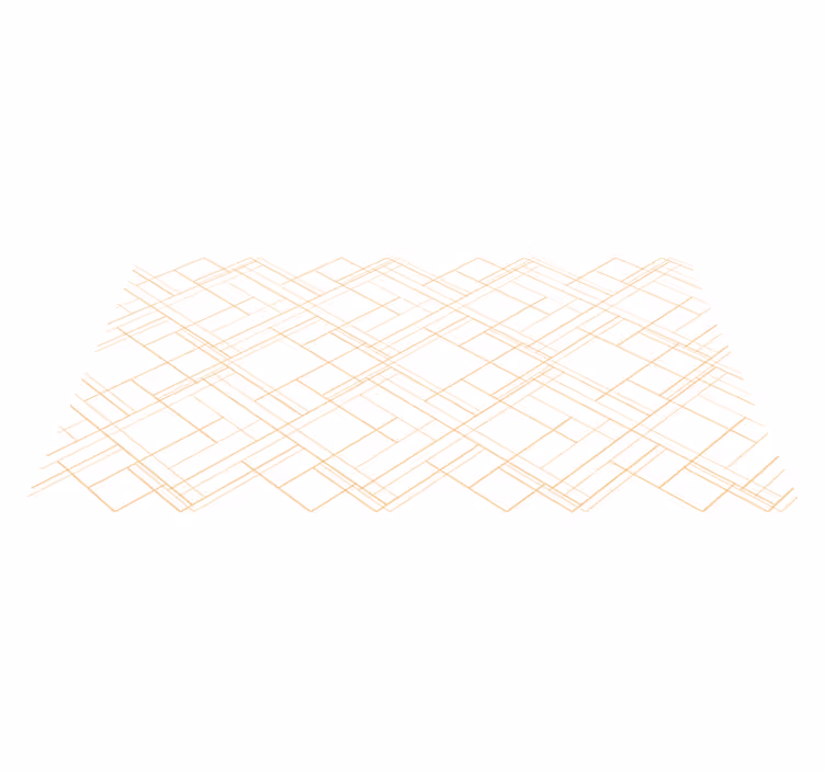 Geometric vinyl carpet with minimalist line pattern - TenStickers