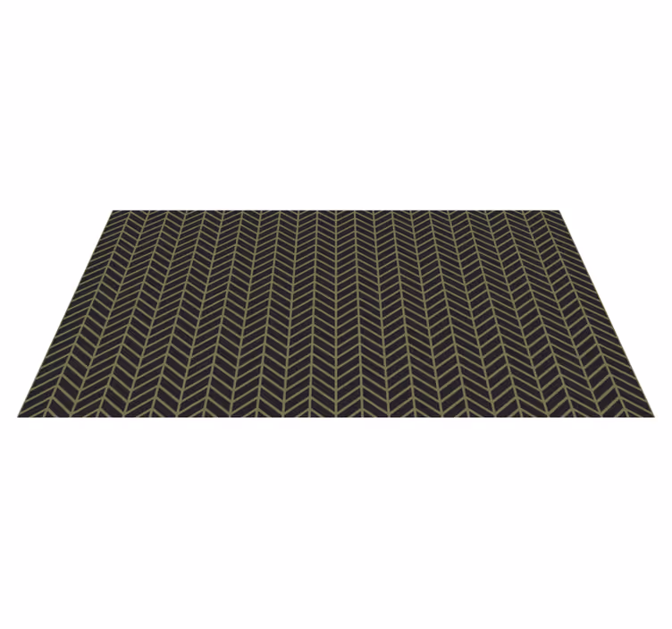 Striped vinyl carpet herringbone striped design - TenStickers