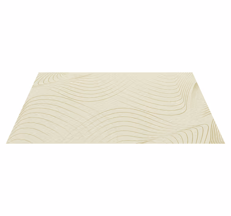 Flowing Line Art minimalist vinyl carpet - TenStickers