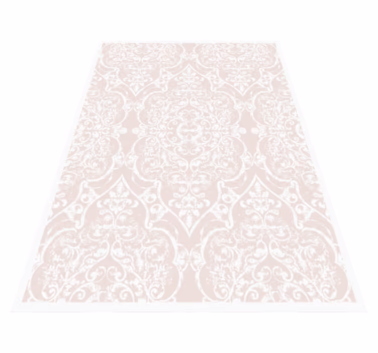 Elegant patterned design living room vinyl carpet - TenStickers