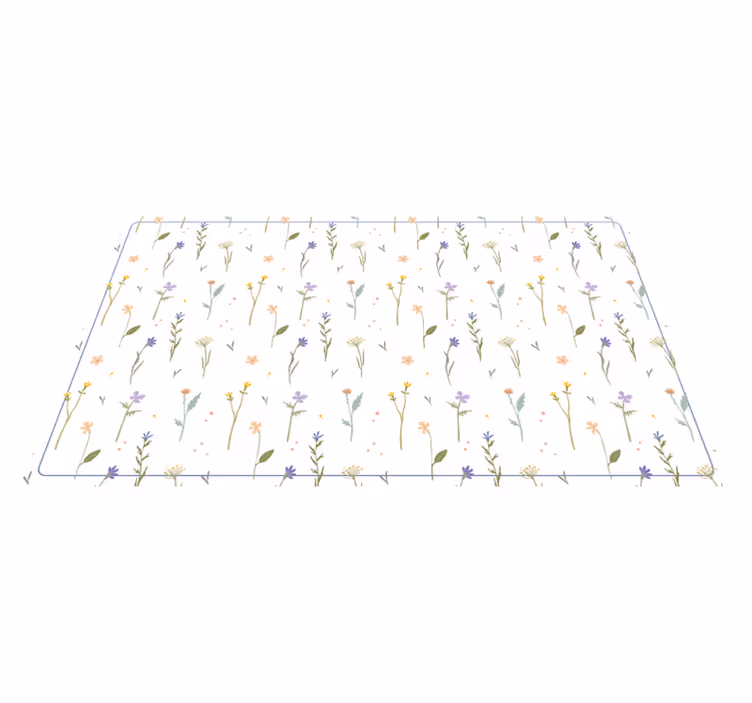 Spring twigs branches nature rug - TenStickers