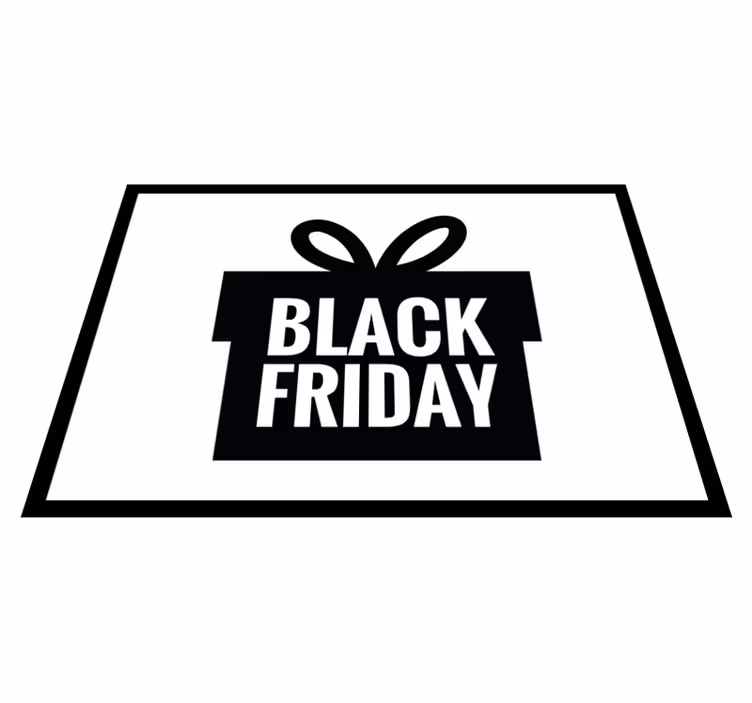 Black Friday box vinyl carpet - TenStickers