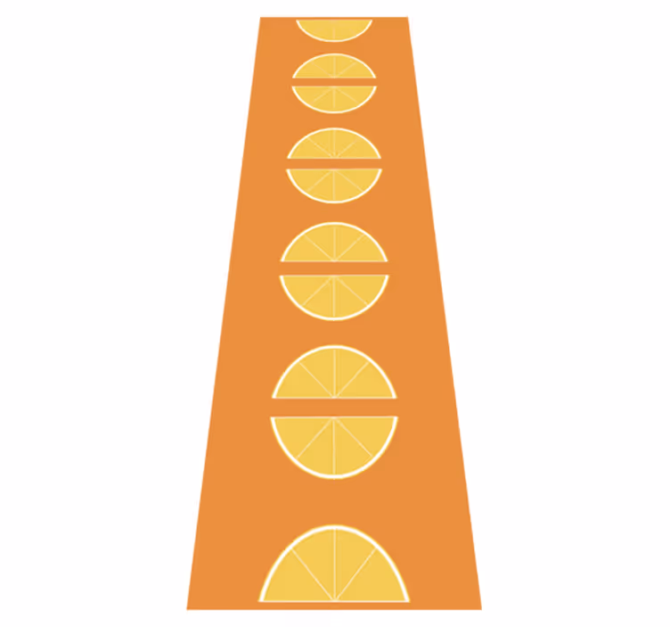 citrus slices kitchen vinyl carpet - TenStickers