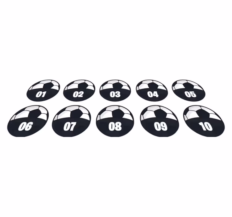 football training pack teen vinyl carpet - TenStickers