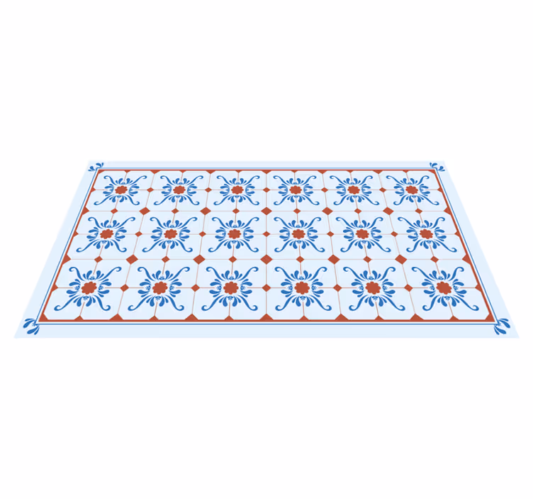 Ornamental Tile tile vinyl carpet - TenStickers
