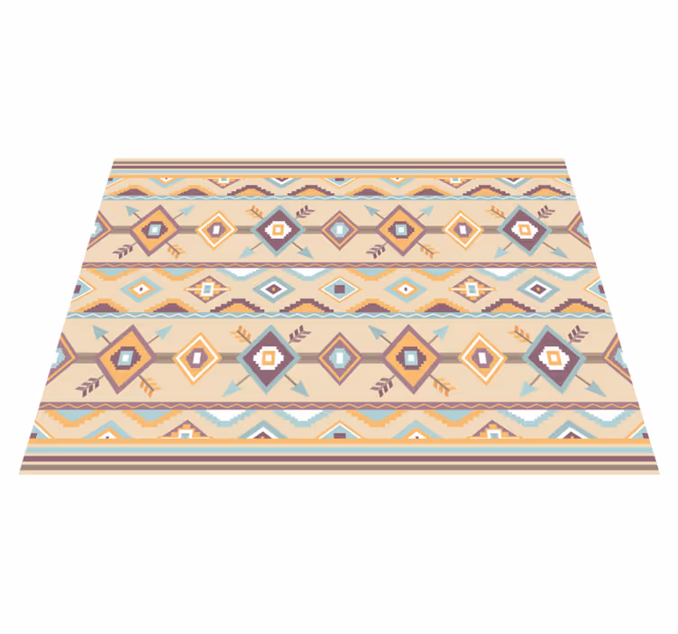 Ethnic berber beige vinyl carpet - TenStickers