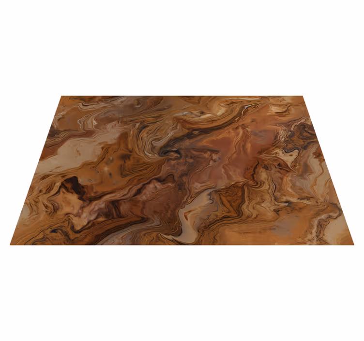 Brown shade marble vinyl carpet - TenStickers