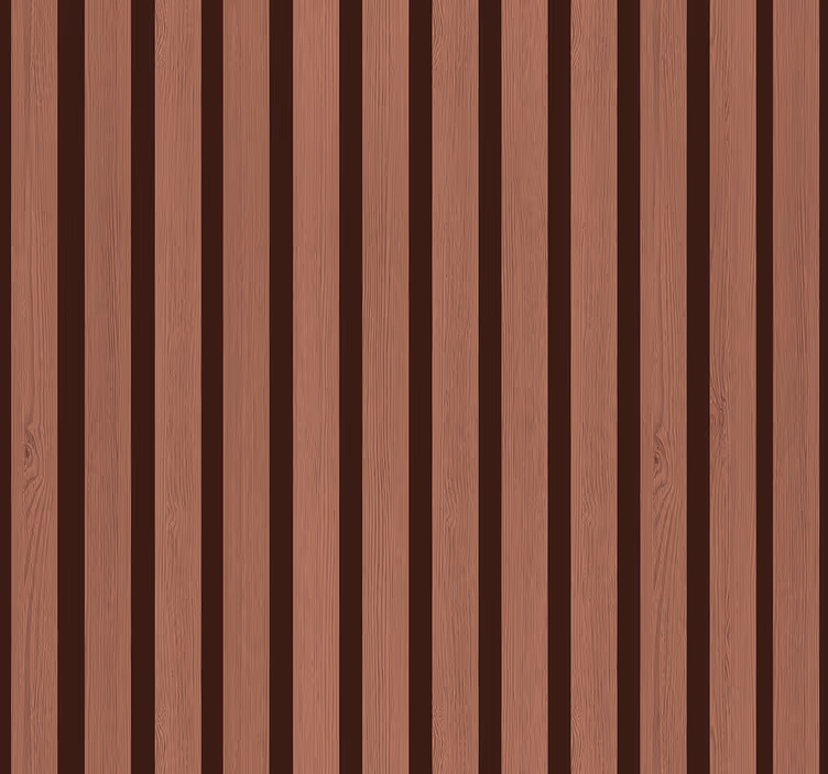 "Mocha mousse" slats vertical striped wallpaper - TenStickers
