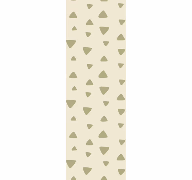 Simple beige pattern wallpaper triangles - TenStickers