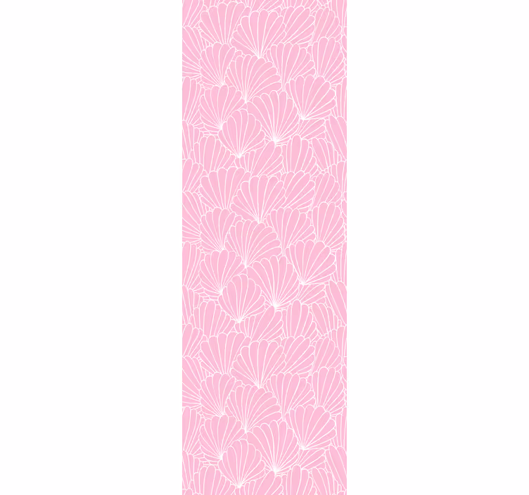 Soft Petal Patterns wallpaper flowery - TenStickers