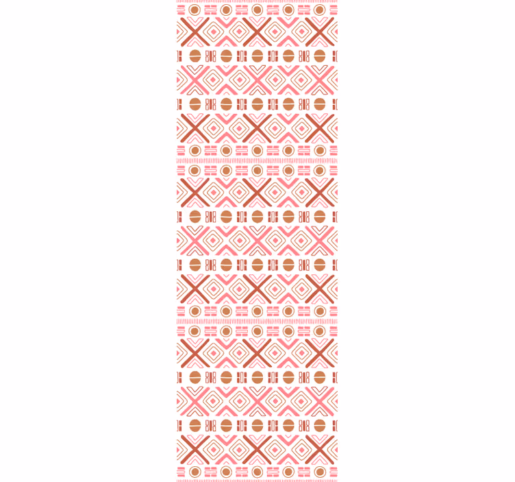 Decorative Geometric Patterns wallpaper flowery - TenStickers
