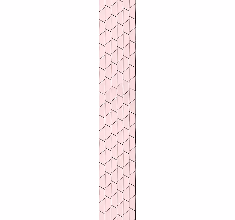 A pink wallpaper with a pink textured motif - TenStickers