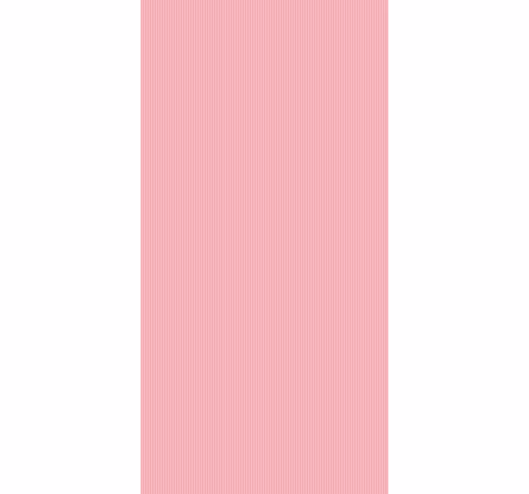 Soft pink motif vertical striped wallpaper - TenStickers
