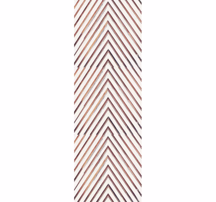 Chevron Line Pattern wallpaper geometric - TenStickers