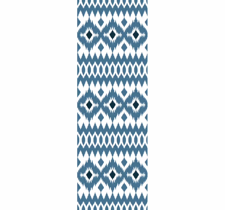 Indigo tribal Pattern other ornamental wallpaper - TenStickers