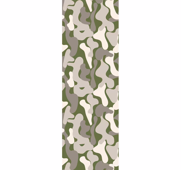 Curvy Nature Shapes wallpaper geometric - TenStickers