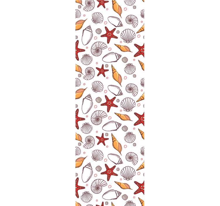 Sea Life Patterns cute animal wallpaper - TenStickers