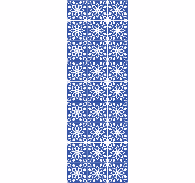 Azure mosaic tiles wallpaper - TenStickers