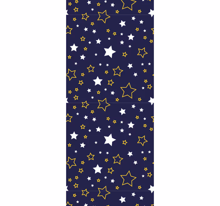 Navy Starry Night stars wallpaper - TenStickers