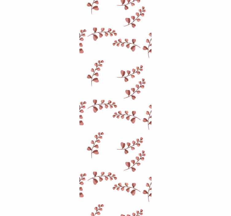 Delicate white vine wallpaper flowery - TenStickers